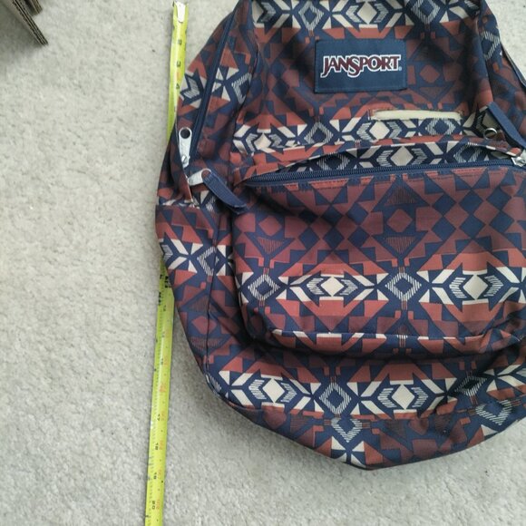JanSport JS00T50F Digibreak Backpack Aztec Southwest VGUC - Picture 7 of 8